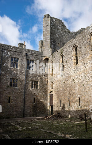 Bolton Castle in Wensleydale, North Yorkshire, England. Stockfoto