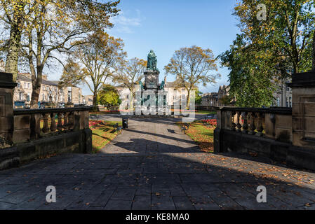 Statue von Queen Victoria, Dalton Square, Lancaster Stockfoto