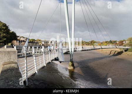 Lune Millennium Bridge, Lancaster Stockfoto