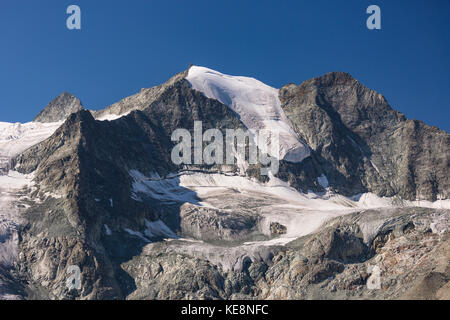 Moiry Tal, Schweiz - Moiry Gletscher Berglandschaft, in den Walliser Alpen im Kanton Wallis. Stockfoto