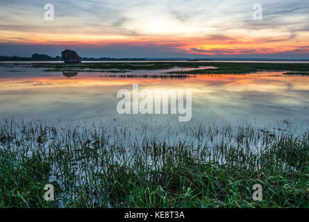 Kingsnord Power Station auf der Hoo Peninsula in Medway Kent Bei Sonnenuntergang Stockfoto