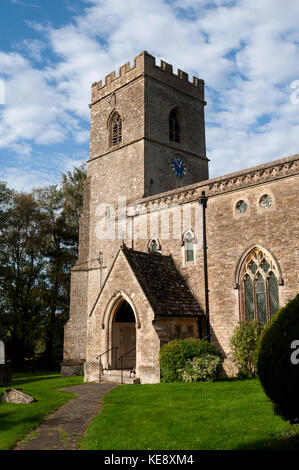 St. Marien Kirche, Upper Heyford, Oxfordshire, England, Vereinigtes Königreich Stockfoto