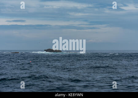 Kessel unten, die Manacles Rocks, Cornwall Stockfoto