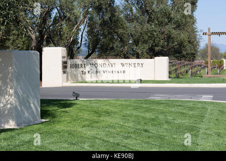 Robert Mondavi Winery Napa Valley Kalifornien USA Stockfoto