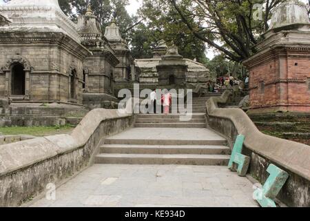 Noemie repetto/le pictorium - Nepal - kathmandu Pashupatinath Tempel. Welterbe seit 1979. - 20/09/2017 - Nepal/Kathmandu/Kathmandu - Nepal - kathmandu Pashupatinath Tempel. Welterbe seit 1979. Stockfoto