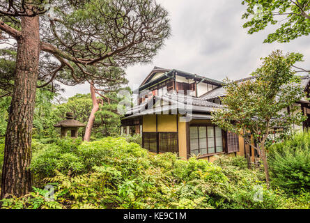 Residenz von Hachirouemon Mitsui im Edo Tokyo Open Air Architectural Museum, Tokio, Japan Stockfoto