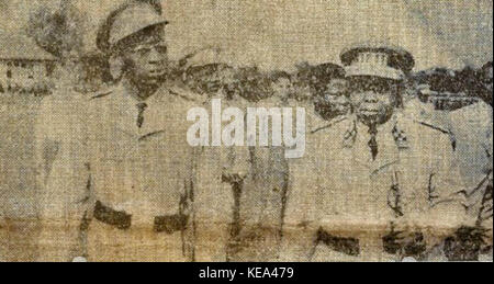 Mobutu und Kasa Vubu 1961 Stockfoto