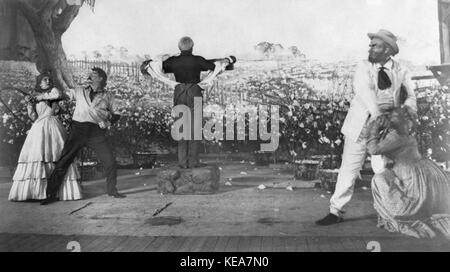 Onkel Toms Hütte 1901 b Stockfoto