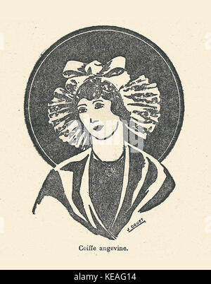 Herval Druets Werk „Au Pays d'Anjou“ aus dem Jahr 1933 beschäftigt sich mit den kulturellen und natürlichen Aspekten der Region Anjou in Frankreich. Das Buch bietet einen detaillierten Einblick in die Landschaft, Traditionen und Geschichte der Gegend und spiegelt Druets tiefe Verbindung zur Region wider. Stockfoto