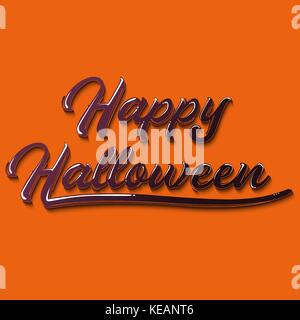 Happy Halloween graffiti Typografie. Vector Illustration. Stock Vektor