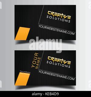 Smart Business Card bedruckbare und bearbeitet werden. Stock Vektor