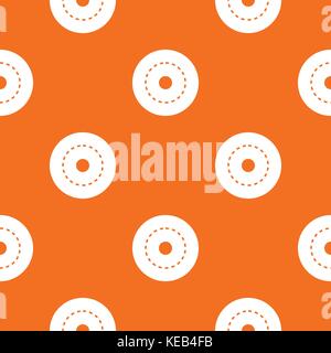 Kreis Straße Muster nahtlose Stock Vektor