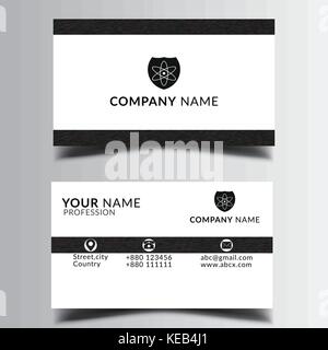 Smart Business Card bedruckbare und bearbeitet werden. Stock Vektor