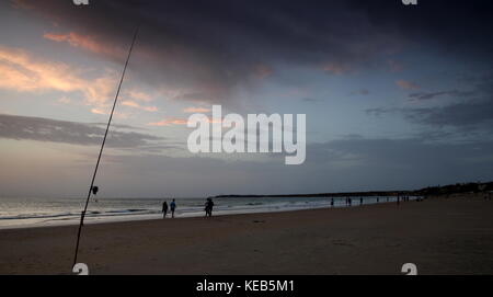 Strand in Conil de la Frontera Stockfoto