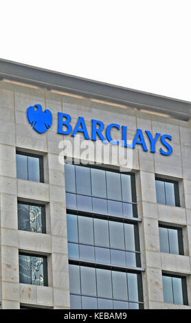 Die Barclays Bank, Dubai, VAE Stockfoto