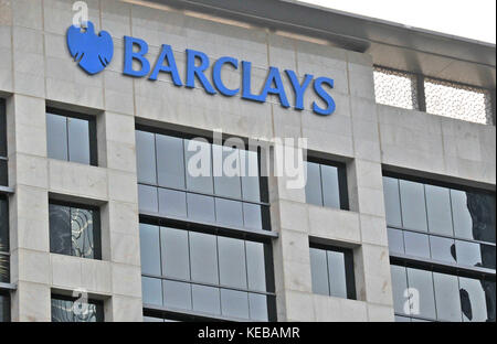 Die Barclays Bank, Dubai, VAE Stockfoto