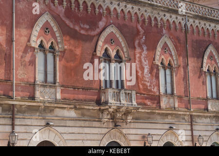 Wandern rund um Ortigia Siracusa Stockfoto