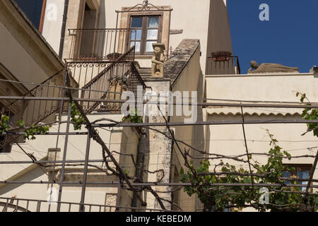 Wandern rund um Ortigia Siracusa Stockfoto