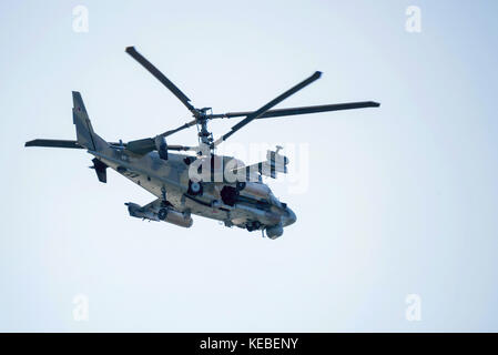 Rostow-am-Don, Russland - August 2017: Kamov Ka-52 Stockfoto