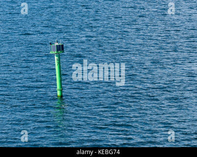 Navigationshilfe oder ATON außerhalb Danzig Polen Stockfoto