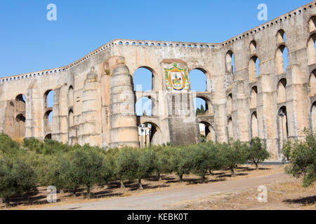 Amoreira Aquädukt, Elvas, Alentejo Portugal Stockfoto