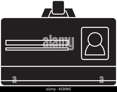 Id business card Stock Vektor