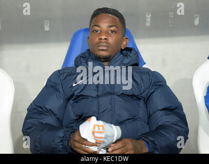 Sinsheim, Deutschland - 19. Oktober, Rhein-Neckar-Arena. Eljero Elia (11) aus Istanbul während des Spiels zwischen TSG Hoffenheim und Istanbul Basaksehir FK beim 3. Spieltag in der Gruppe C der Europa-Liga. (Foto von Ulrich Roth / ulrich-roth.de) +++ Foto ist honorarpflichtig +++ Stockfoto