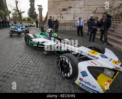 Campidoglio presentazione Formel e Gran premio di Roma Capitale con la sindaca Raggi *** keine Web *** keine quotidiani *** Stockfoto