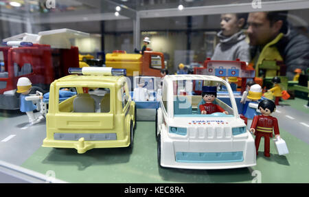 Zlin, Tschechische Republik. Oktober 2017. Die Ausstellung Phenomen Igracek wurde am 20. Oktober 2017 in Zlin, Tschechien, eröffnet. Mehrere Hundert beliebter Spielzeugfiguren sind zu sehen. Quelle: Dalibor Gluck/CTK Photo/Alamy Live News Stockfoto