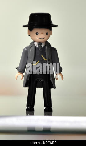 Zlin, Tschechische Republik. Oktober 2017. Die Ausstellung Phenomen Igracek wurde am 20. Oktober 2017 in Zlin, Tschechien, eröffnet. Mehrere Hundert beliebter Spielzeugfiguren sind zu sehen. Quelle: Dalibor Gluck/CTK Photo/Alamy Live News Stockfoto