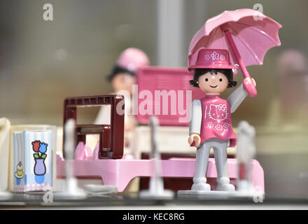 Zlin, Tschechische Republik. Oktober 2017. Die Ausstellung Phenomen Igracek wurde am 20. Oktober 2017 in Zlin, Tschechien, eröffnet. Mehrere Hundert beliebter Spielzeugfiguren sind zu sehen. Quelle: Dalibor Gluck/CTK Photo/Alamy Live News Stockfoto