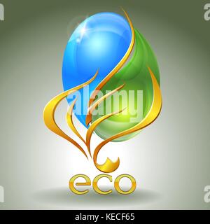 Eco-Symbol Stock Vektor