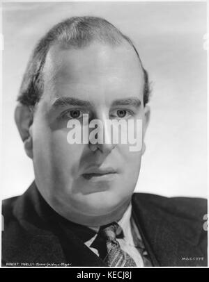 Robert Morley, Werbung portrait für den Film 'Marie Antoinette', MGM, 1938 Stockfoto