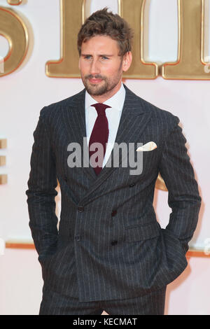 Die Weltpremiere von „Kingsman: The Golden Circle“ am Odeon and Cineworld Leicester Square – Ankünfte mit Edward Holcroft Where: London, United Kingdom When: 18 Sep 2017 Credit: Mario Mitsis/WENN.com Stockfoto