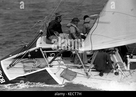 AJAXNETPHOTO - 1979 - HALBE TONNENWELTEN - SCHEVENINGEN, HOLLAND. BODICEA BEI DEN WELTMEISTERSCHAFTEN. FOTO: JONATHAN EASTLAND/AJAX REF:HDD/HALF TON/79 2. Stockfoto