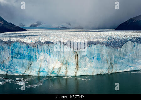 Perito Moreno Gletscher, Nationalpark Los Glaciares, Patagonien, Argentinien Stockfoto