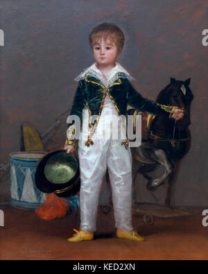 Jose Costa y Bonells, genannt Pepito, Francisco Goya, um 1810, Metropolitan Museum of Art, Manhattan, New York City, USA, Nordamerika Stockfoto