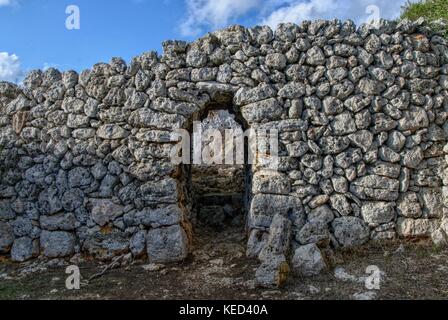 Talaiotic Kultur bleibt auf Menorca Stockfoto