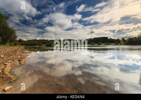 Ein Blick über blagdon See, Somerset, UK. Stockfoto