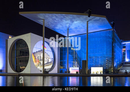 Marie-Elisabeth-Lüders Haus, spreebogen, schiffbauerdamm, Regierungsviertel, Berlin, Deutschland, Europa Stockfoto