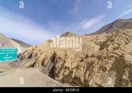 Ladakh, Nordindien. Reisen, Kultur und Landschaft in Ladakh im Winter. Stockfoto