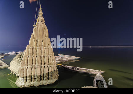 Varnasi. Indiens älteste Stadt. Einige sagen, der ältesten Stadt auf der Erde. Stockfoto