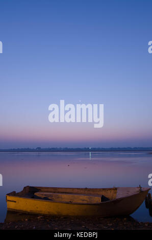 Varnasi. Indiens älteste Stadt. Einige sagen, der ältesten Stadt auf der Erde. Stockfoto