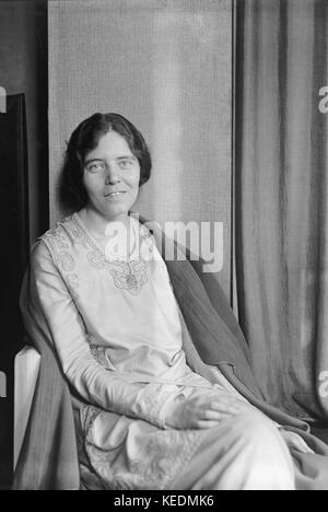 Alice Paul,amerikanische Frauenrechtlerin,Feministin,Frauenrechtlerin,Portrait,Harris & Ewing,1919 Stockfoto