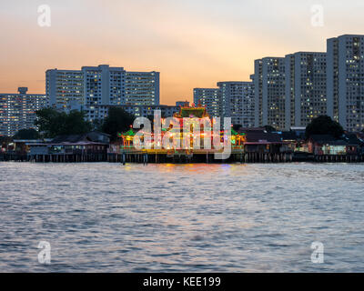 Penang Hean buh Thean Kuan Yin buddhistischen Tempel, Malaysia Stockfoto