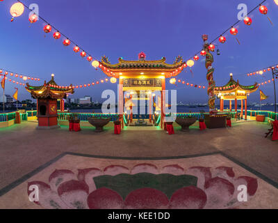 Penang Hean buh Thean Kuan Yin buddhistischen Tempel, Malaysia Stockfoto