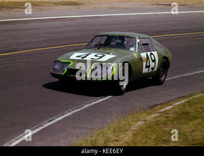 Austin Healey Sprite, Hawkins - Rhodos 1965 Le Mans Stockfoto