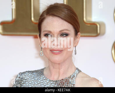 Sep 18, 2017 - Julianne Moore die Teilnahme an 'Kingsman: Der Golden Circle" Weltpremiere, Leicester Square in London, England, Großbritannien Stockfoto