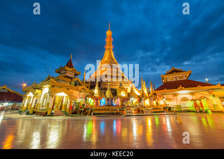 Kyaik Tan Lan oder kyaikthanlan Pagode in mawlamyine, Mon, Myanmar Stockfoto