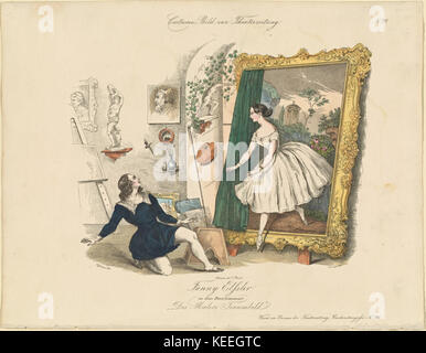 Fanny Elssler in dm Divertissement des Malers Traumbild. (NYPL b 12149110 5134458) Stockfoto